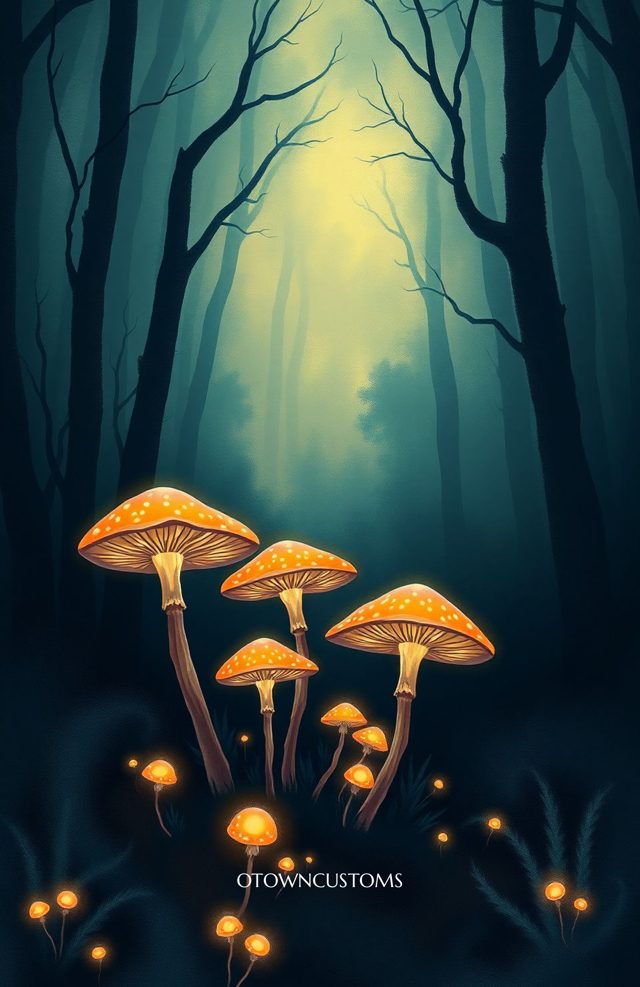 Magical Forest Enchanted Mushroom