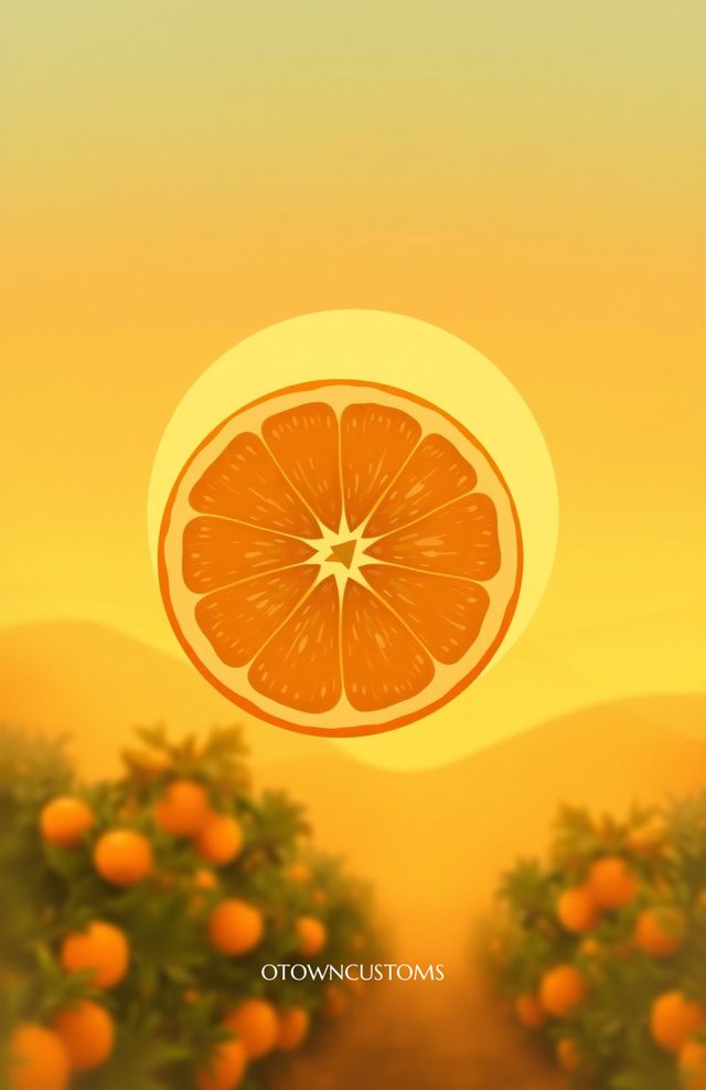 Vintage Citrus Grove