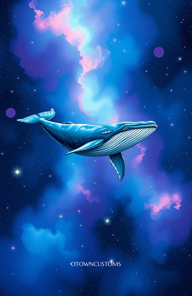 Cosmic Whale Nebula Journey Galaxy