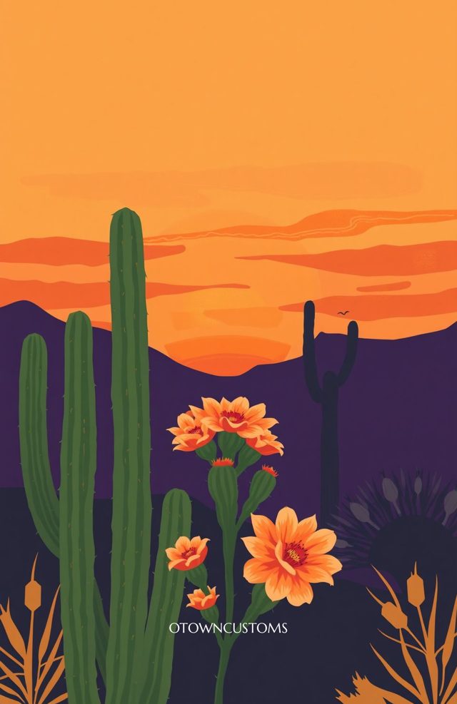 Desert Sunset Bloom