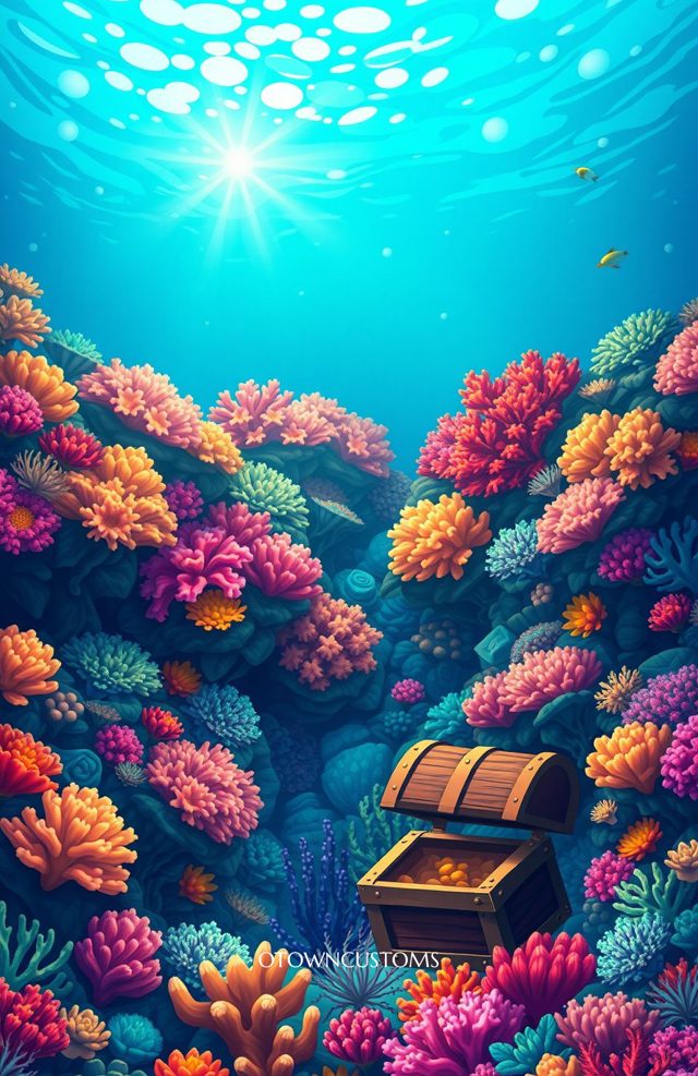 Vibrant Underwater Coral Reef