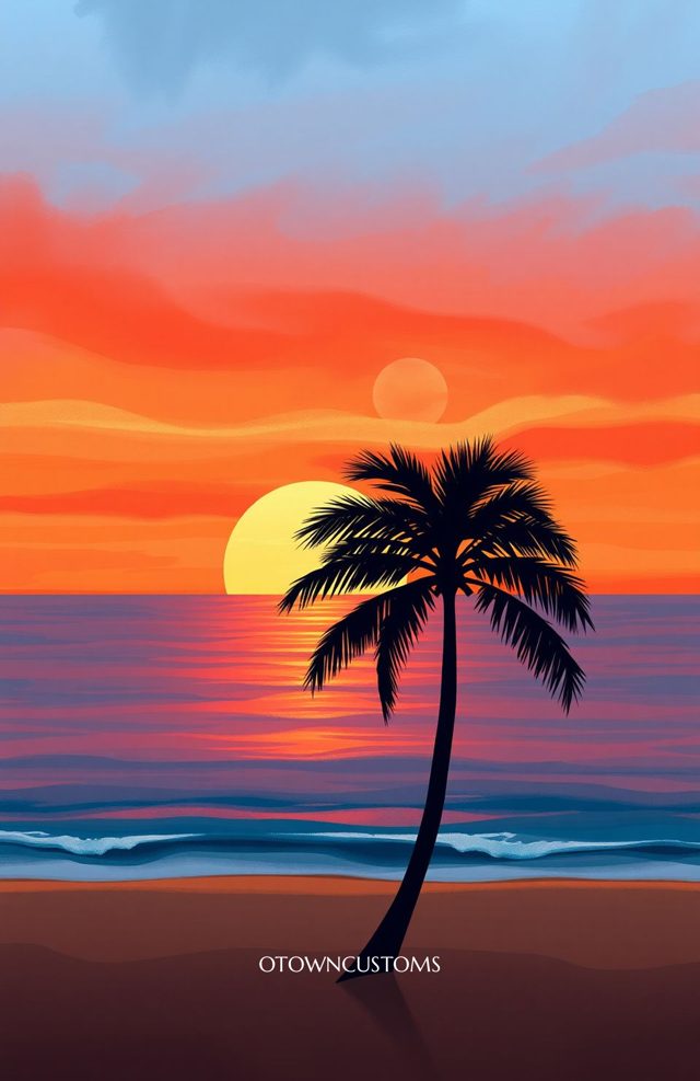 Beach Paradise Sunset