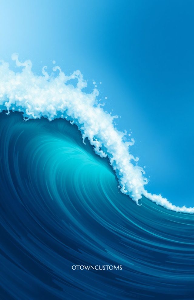 Ocean Wave Abstract Crest