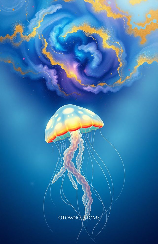 Celestial Jellyfish Dance Ethereal