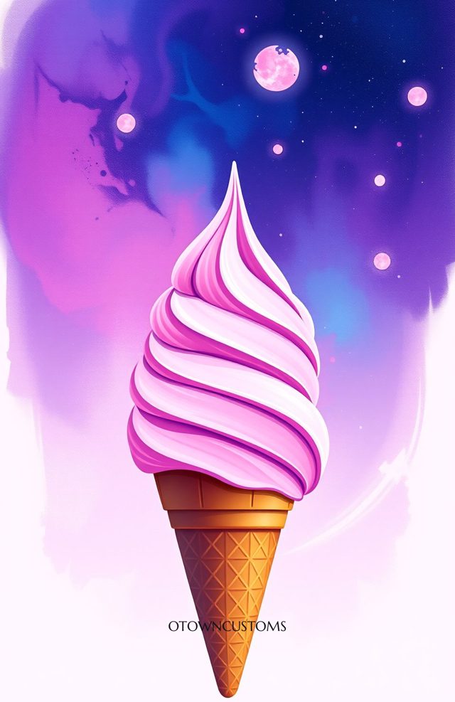 Galactic Ice Cream Swirl