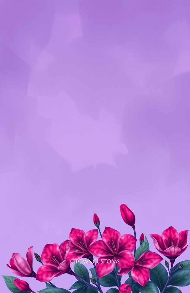 Electric Fuchsia Flowers Vibrant