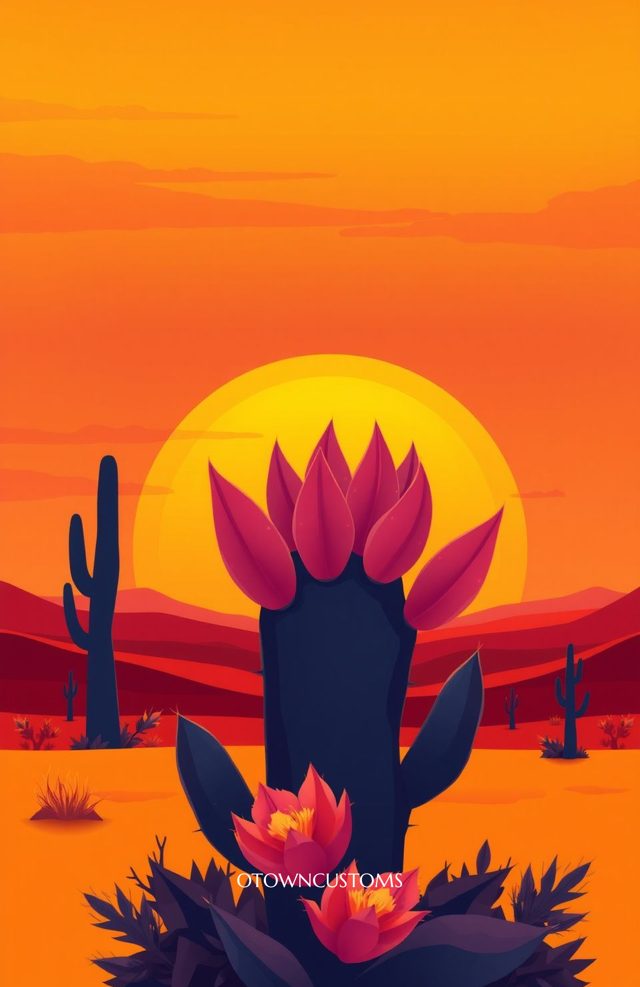 Desert Sunset Bloom