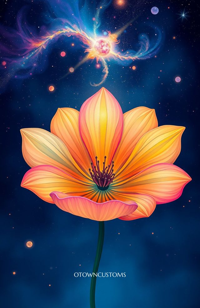 Galactic Dreamscape Flower