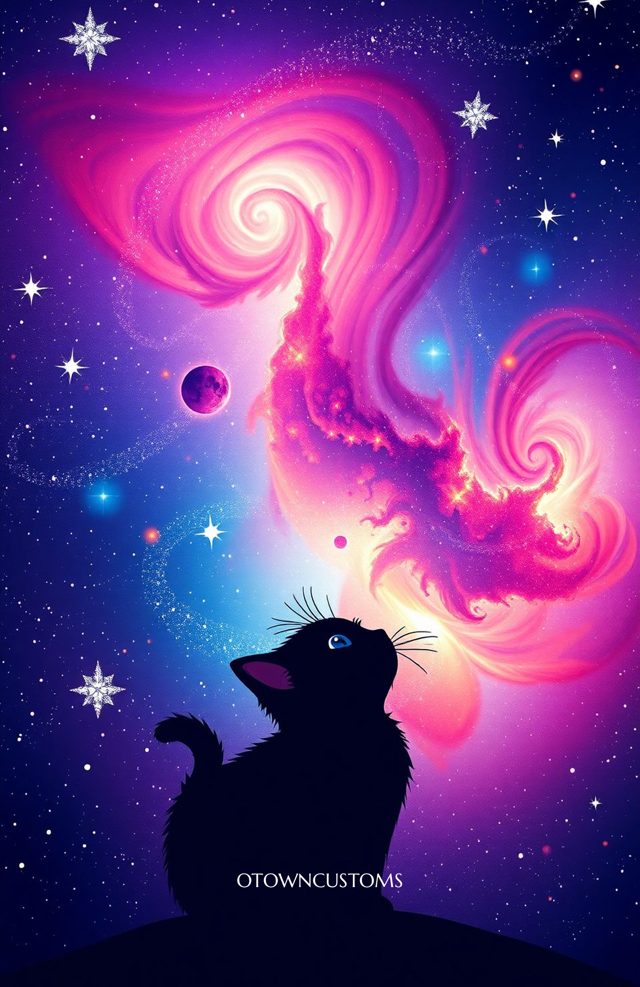 Cosmic Kitten Celestial Witchy