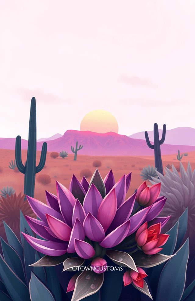 Succulent Garden Bloom Desert