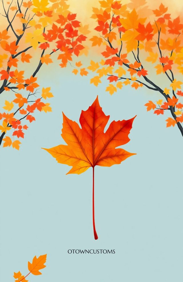 Autumn Maple Leaf Illustration