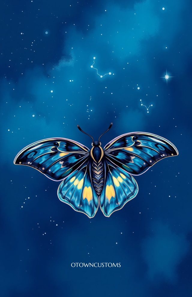 Abstract Butterfly Celestial Moth