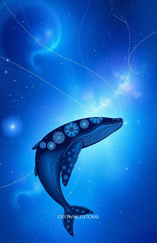 Cosmic Whale Song Celestial Art