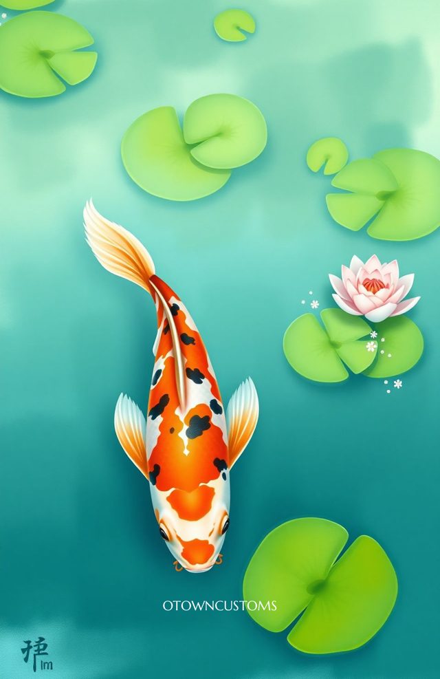 Tranquil Koi Pond Serenity