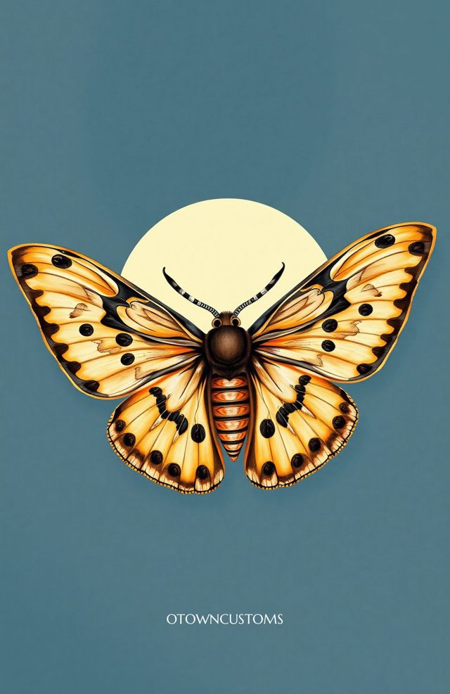 Detailed Lunar Moth Night