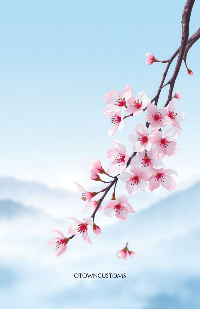 Cherry Blossom Branch Japanese