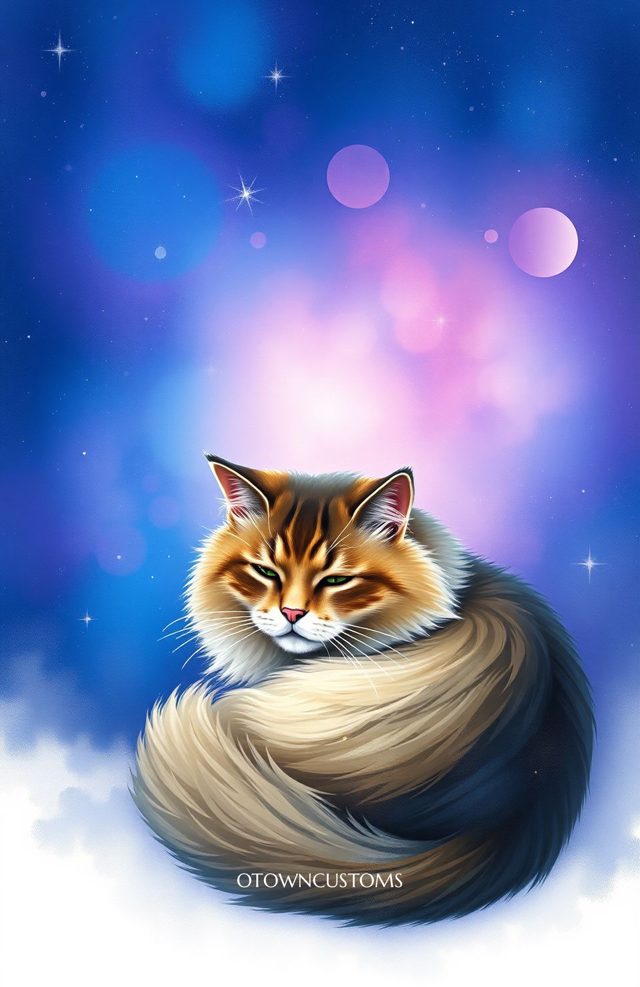 Dreamy Nebula Cat Galactic