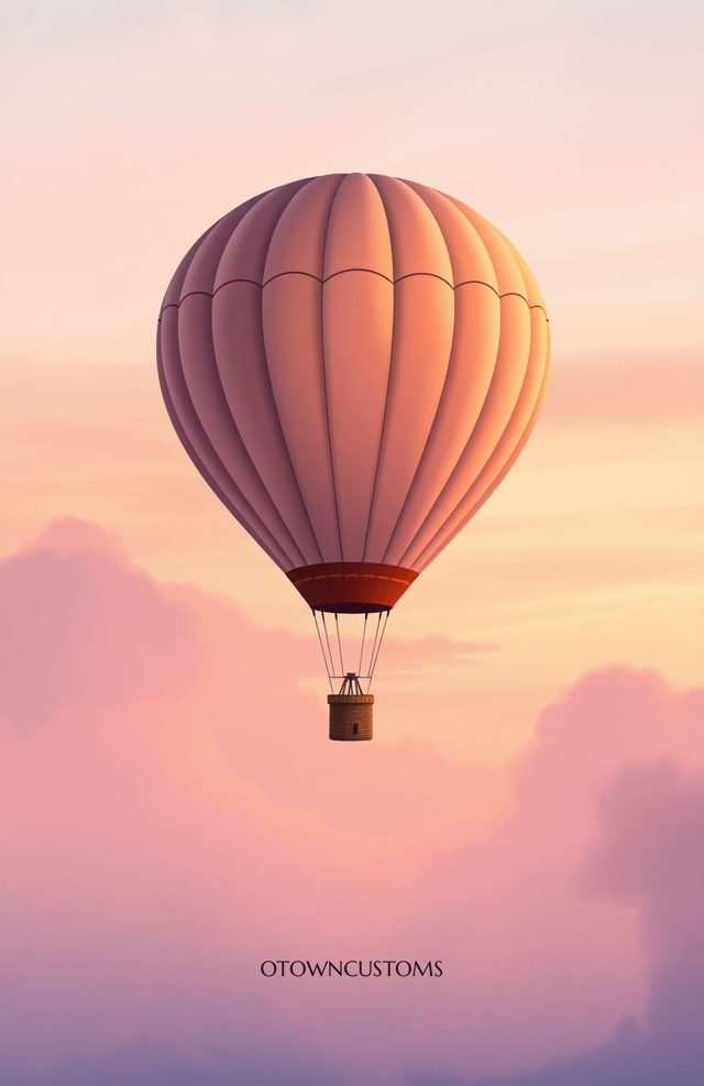 Dreamy Hot Air Balloon Landscape