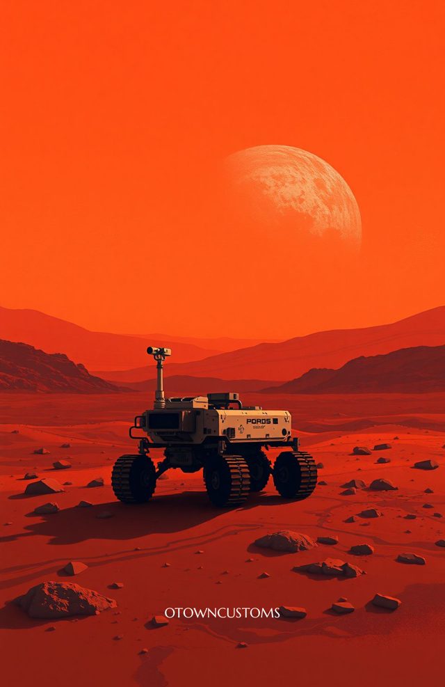 Space Rover Martian Sci-Fi