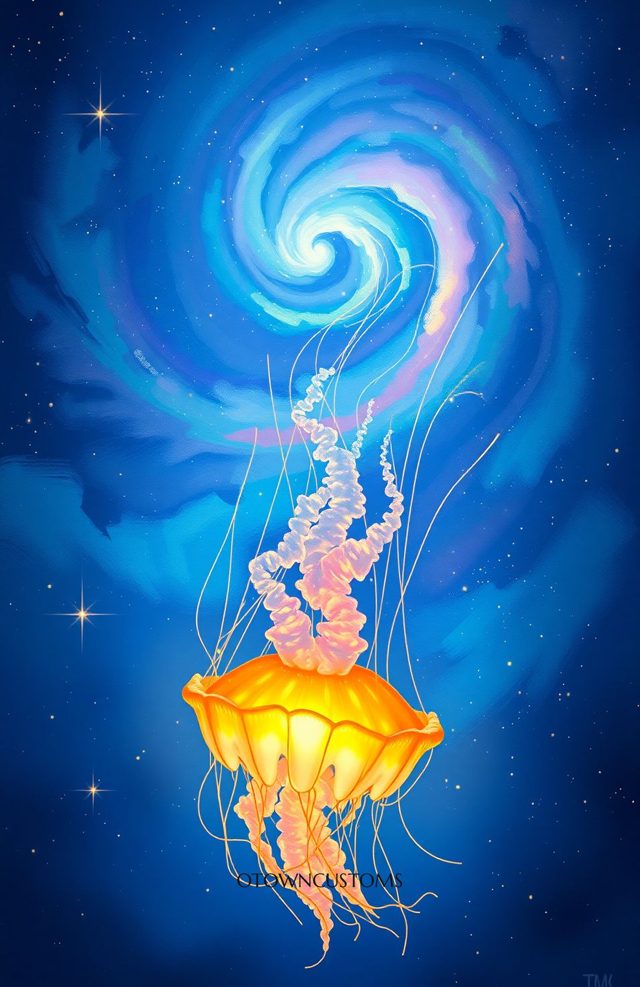Cosmic Jellyfish Nebula Celestial