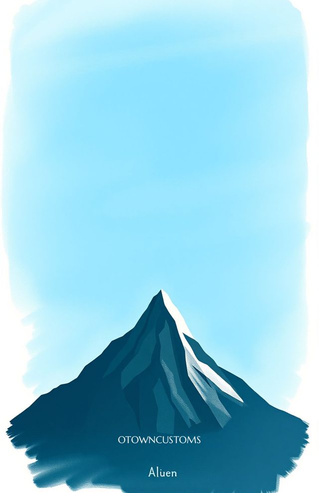 Minimalist Mountain Peak Art