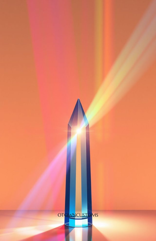 Prism Light Rays Abstract