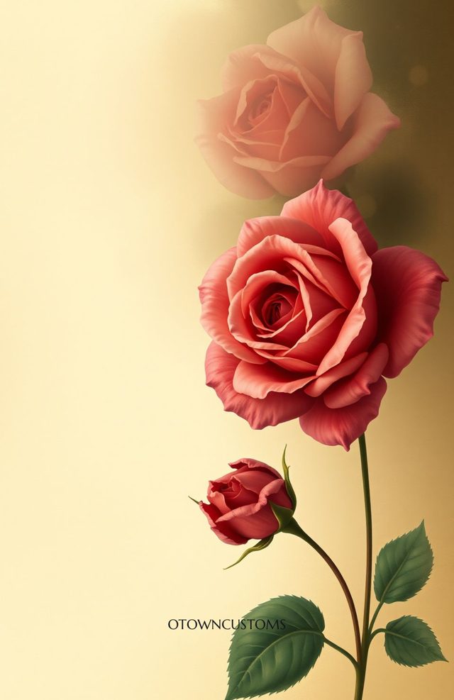 Soft Vintage Floral Tapestry Charm