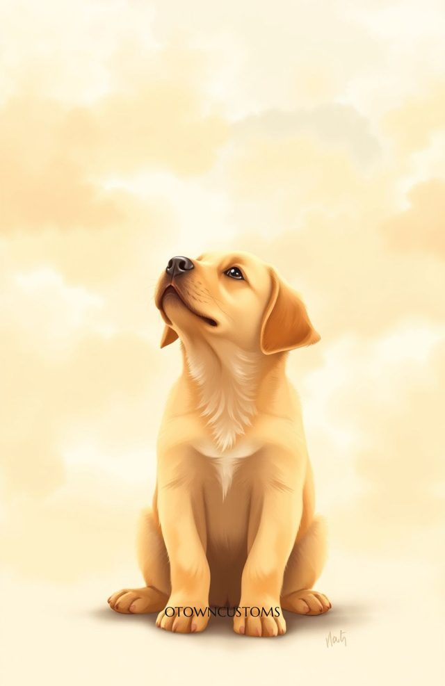 Golden Retriever Puppy Portrait