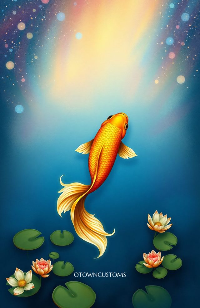 Mystic Koi Pond Sparkle