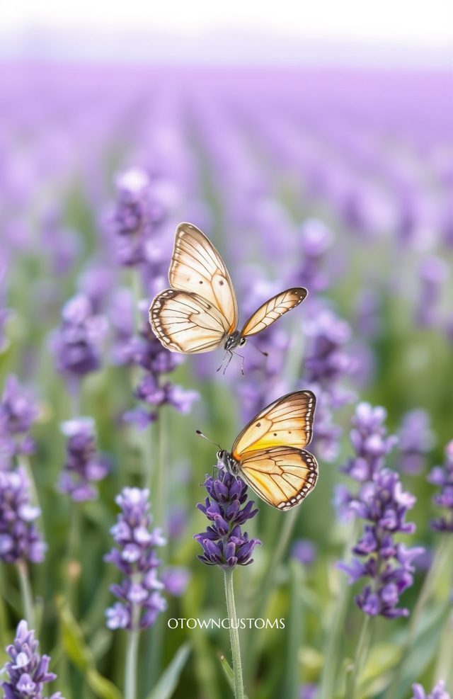 Butterfly Lavender Field Dream