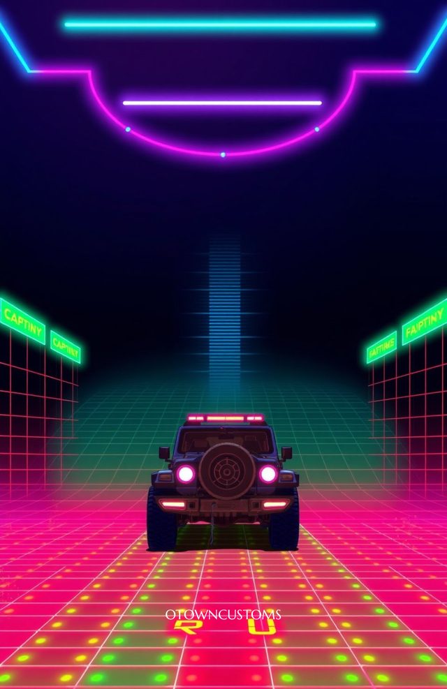 Neon Cyberpunk 80s Synthwave