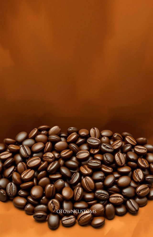 Coffee Bean Bliss Phone Case Beans Background