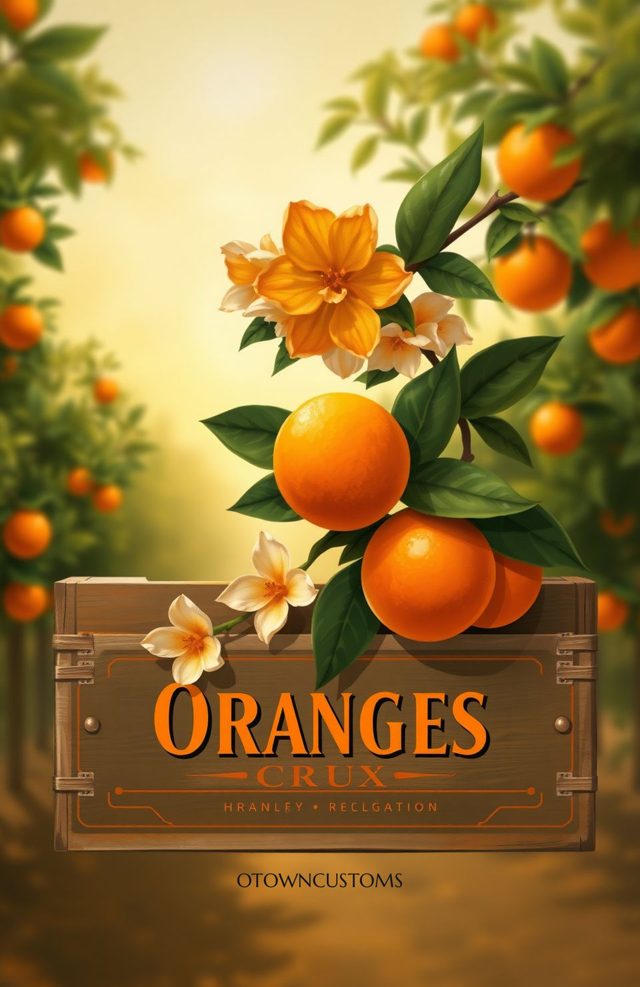 Citrus Grove Blossom Vintage