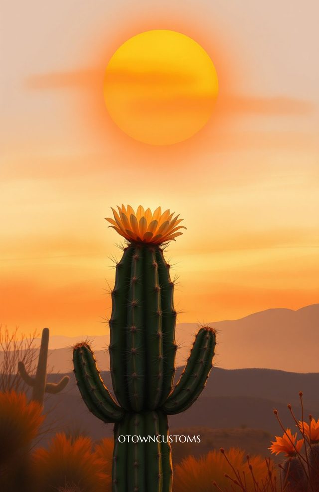 Desert Sunset Bloom
