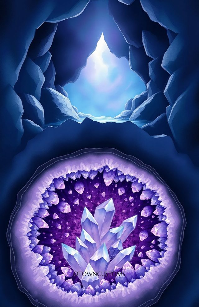 Enchanted Crystal Cave Fantasy