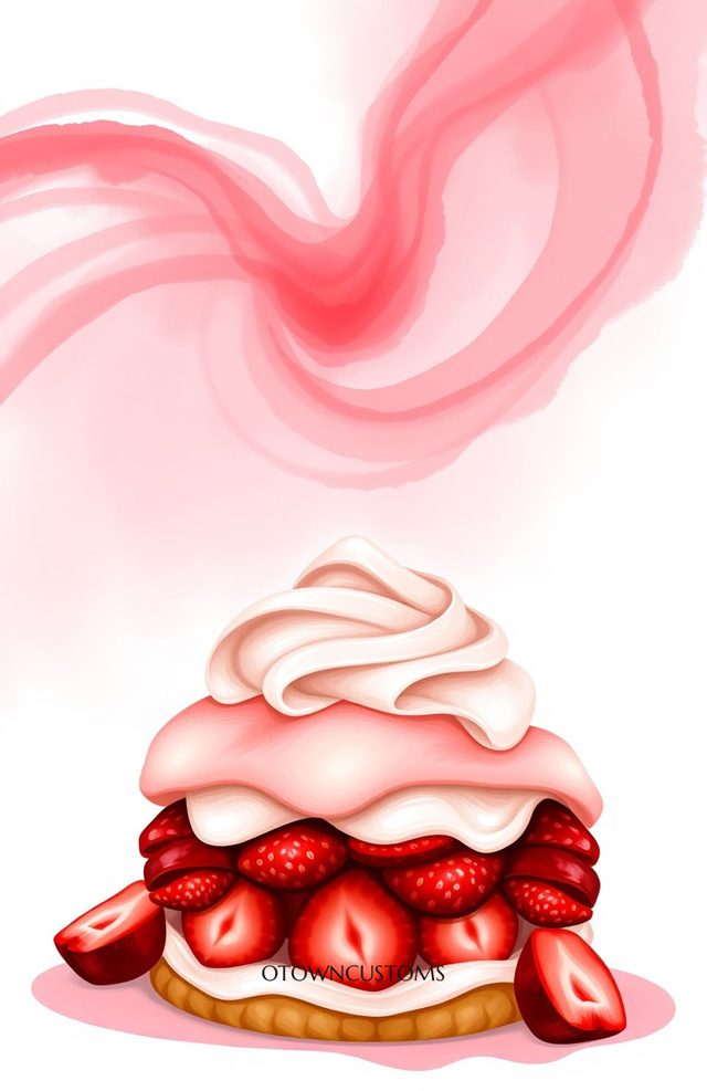 Strawberry Cream Swirl Food
