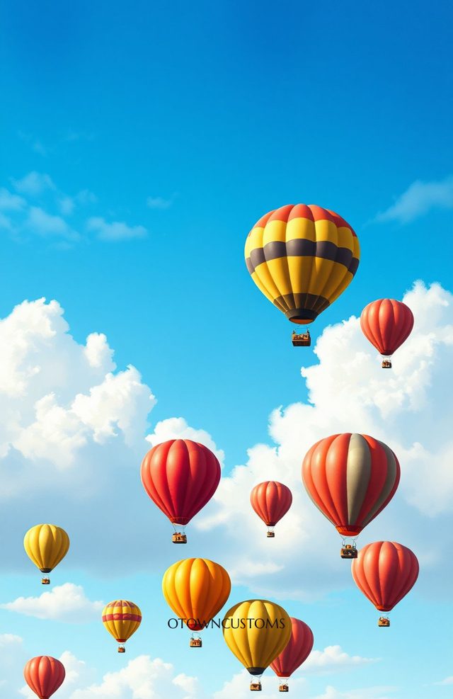 Whimsical Hot Air Balloons