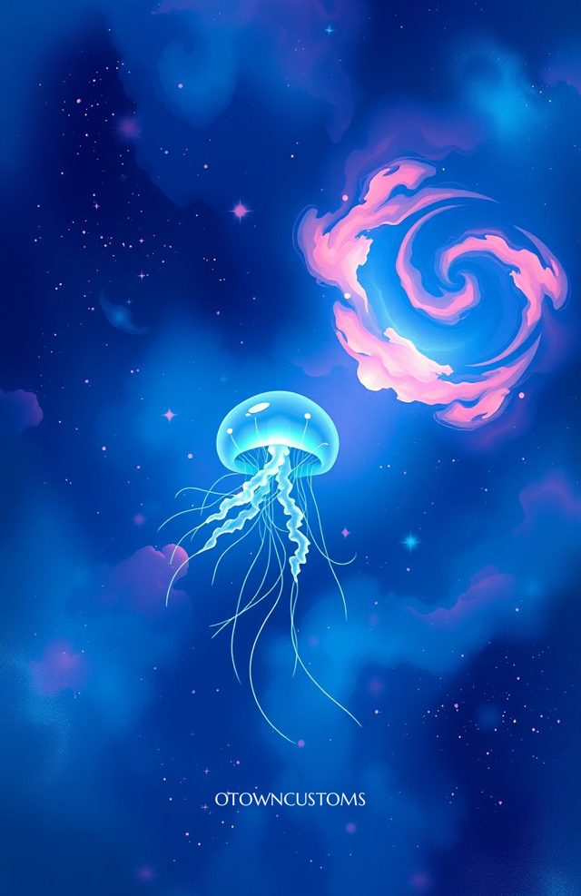 Cosmic Jellyfish Dreamy Space