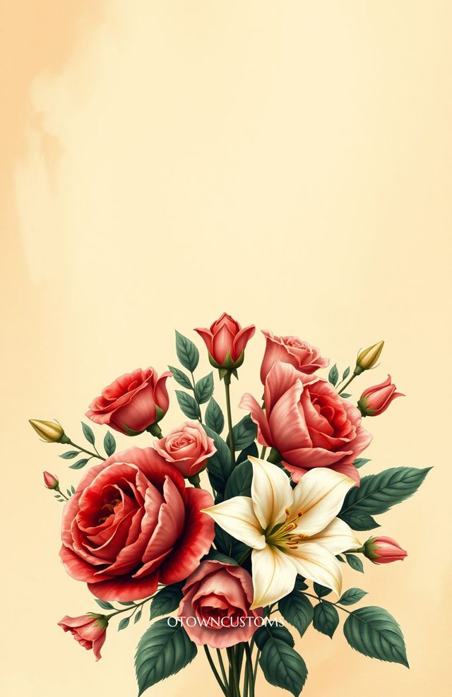 Vintage Floral Bouquet Classic