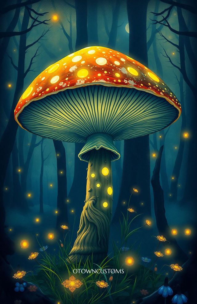 Magical Forest Mystical Mushroom Glow