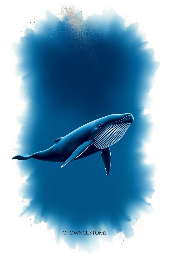 Realistic Whale Art Cosmic Stardust Journey
