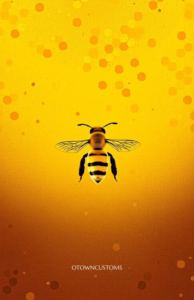 Honey Beecomb Hexagon Realistic