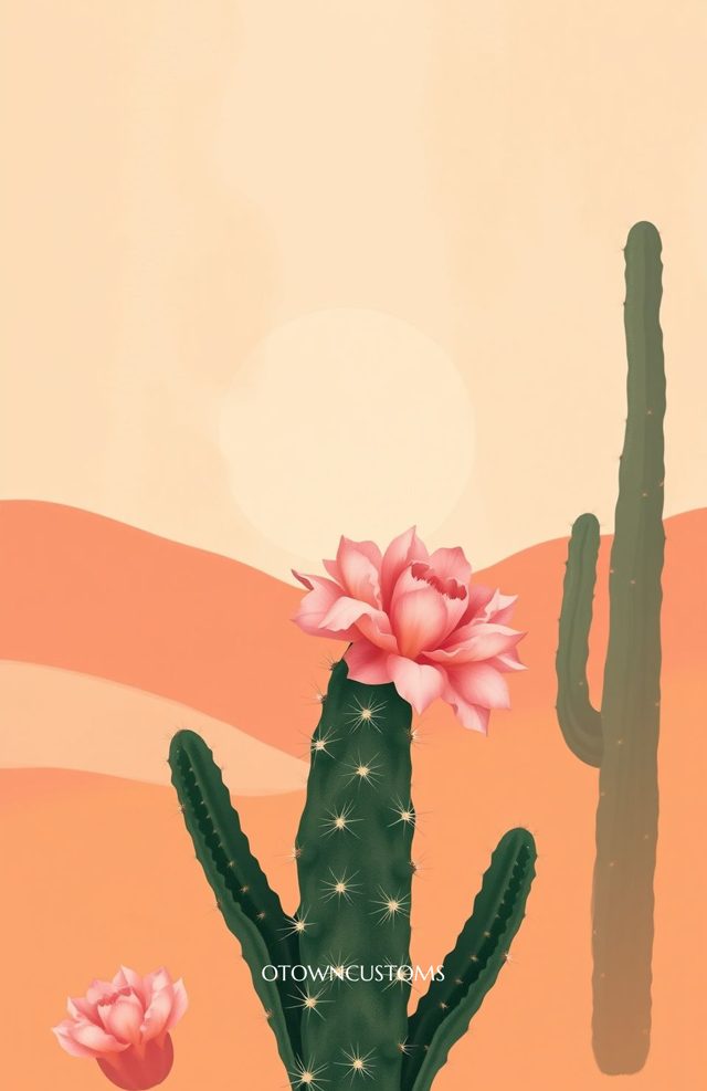 Boho Desert Cactus Bloom