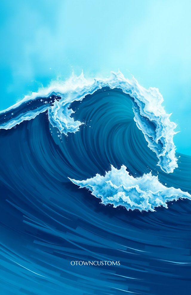 Ocean Wave Crest Dynamic