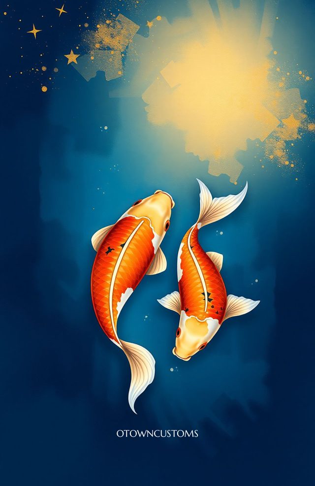 Painterly Koi Fish Phone Case Celestial Pond For iPhone Samsung
