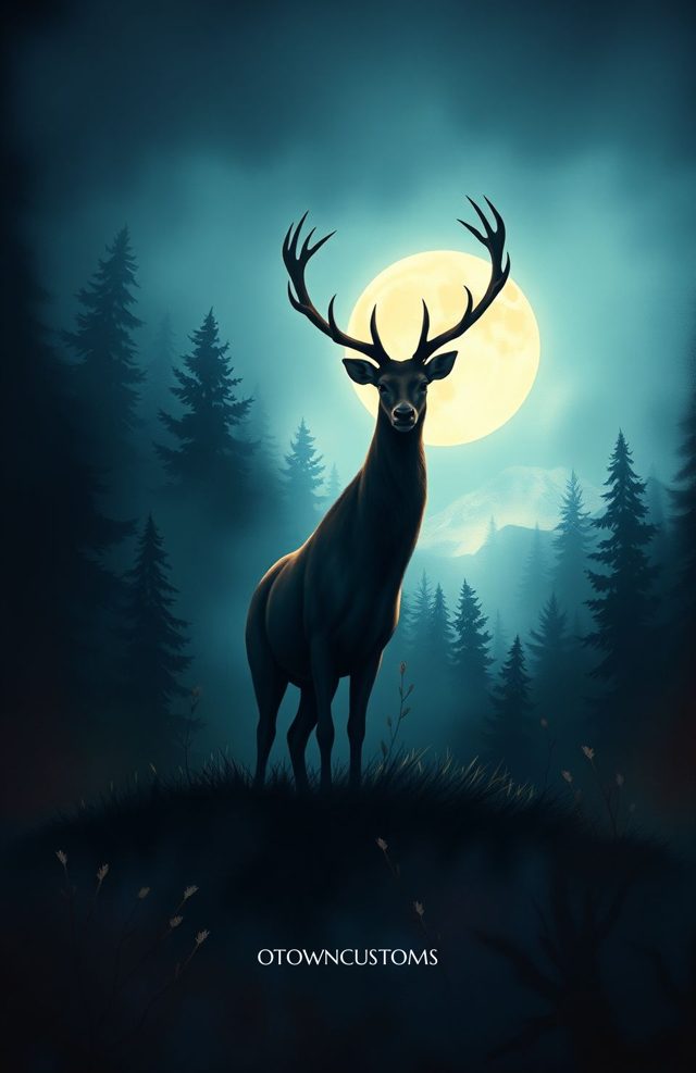 Enchanted Forest Stag Mystical