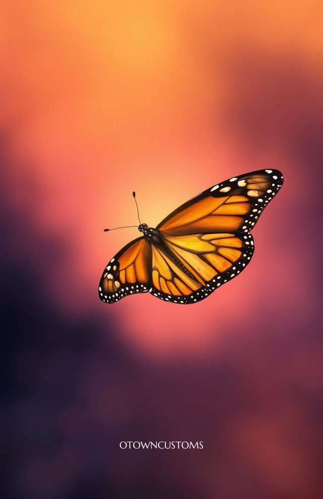 Realistic Butterfly Monarch