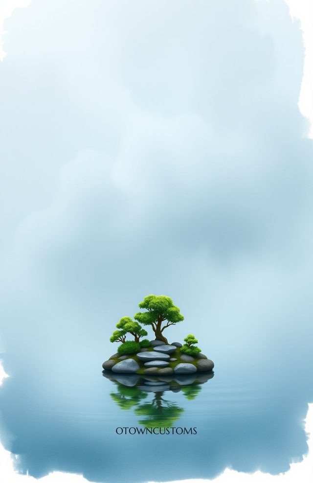 Zen Garden Waves Serene Bonsai