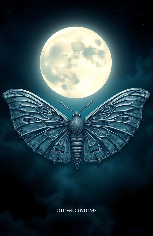 Mystic Moth Moonlight Bloom Gothic