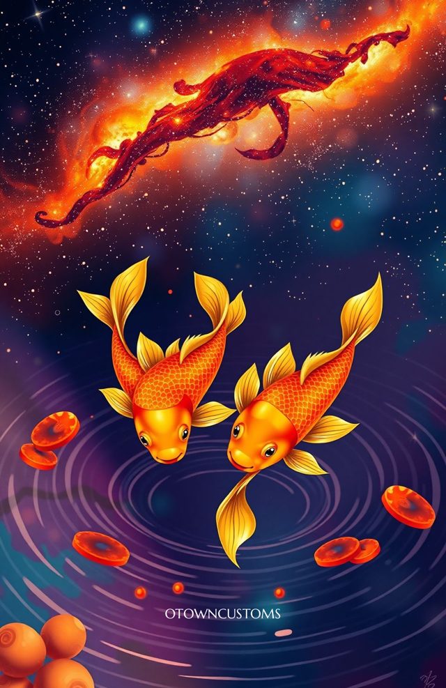 Galactic Koi Pond Cosmic